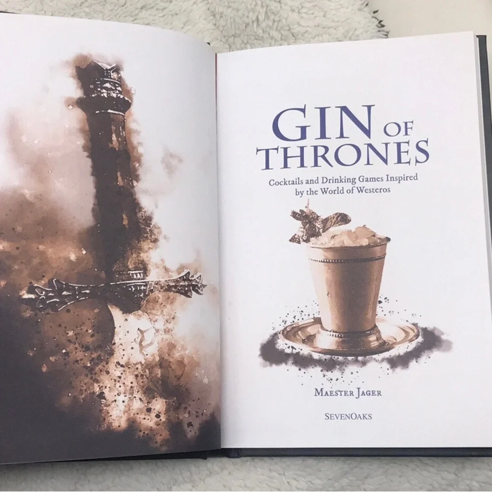 Gin of Thrones - Hardcover. NEW. 144 pp. Color illustrations & cocktail recipes.